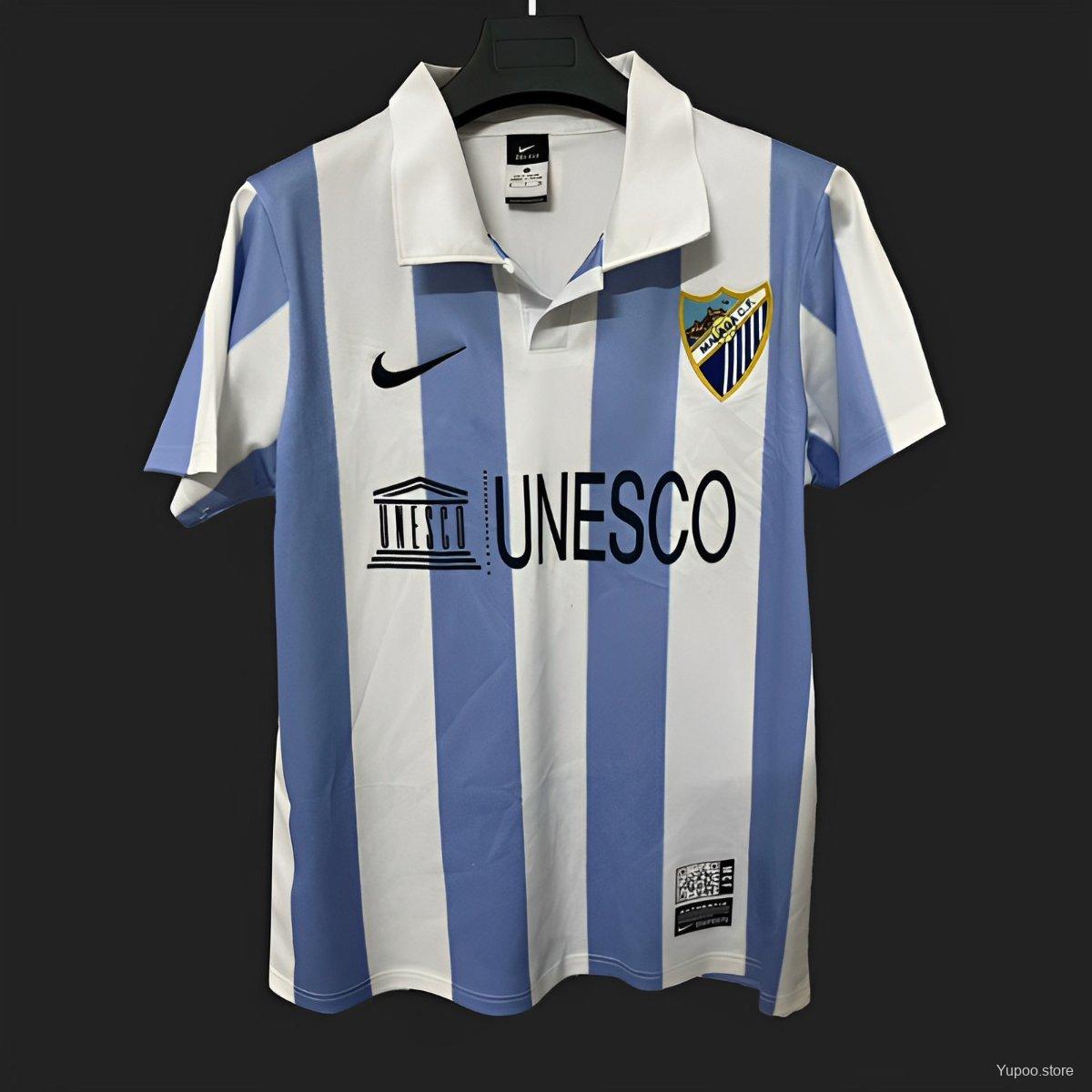 Camiseta de fútbol Málaga CF 2013/14 LOCAL MANGA CORTA VERSION FAN